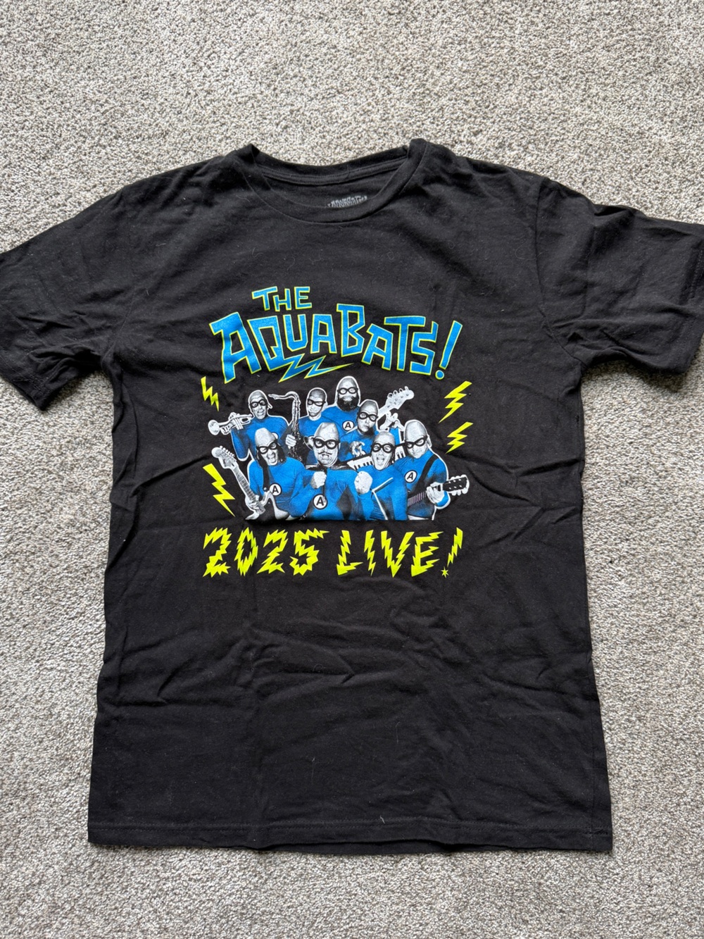 The Aquabats! 2025 Black Tour T-Shirt